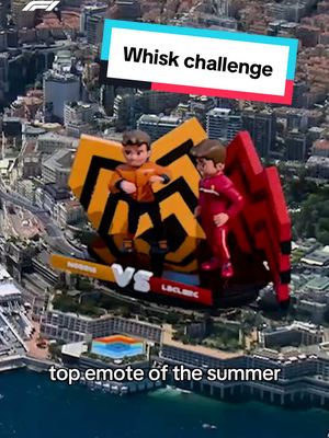 A post by @f1 on TikTok caption: orange shirt guy has got the moves 💃🏼 #F1 #formula1 #monacogp #f1kids #blueshirtguy #sambawhisk #landonorris 