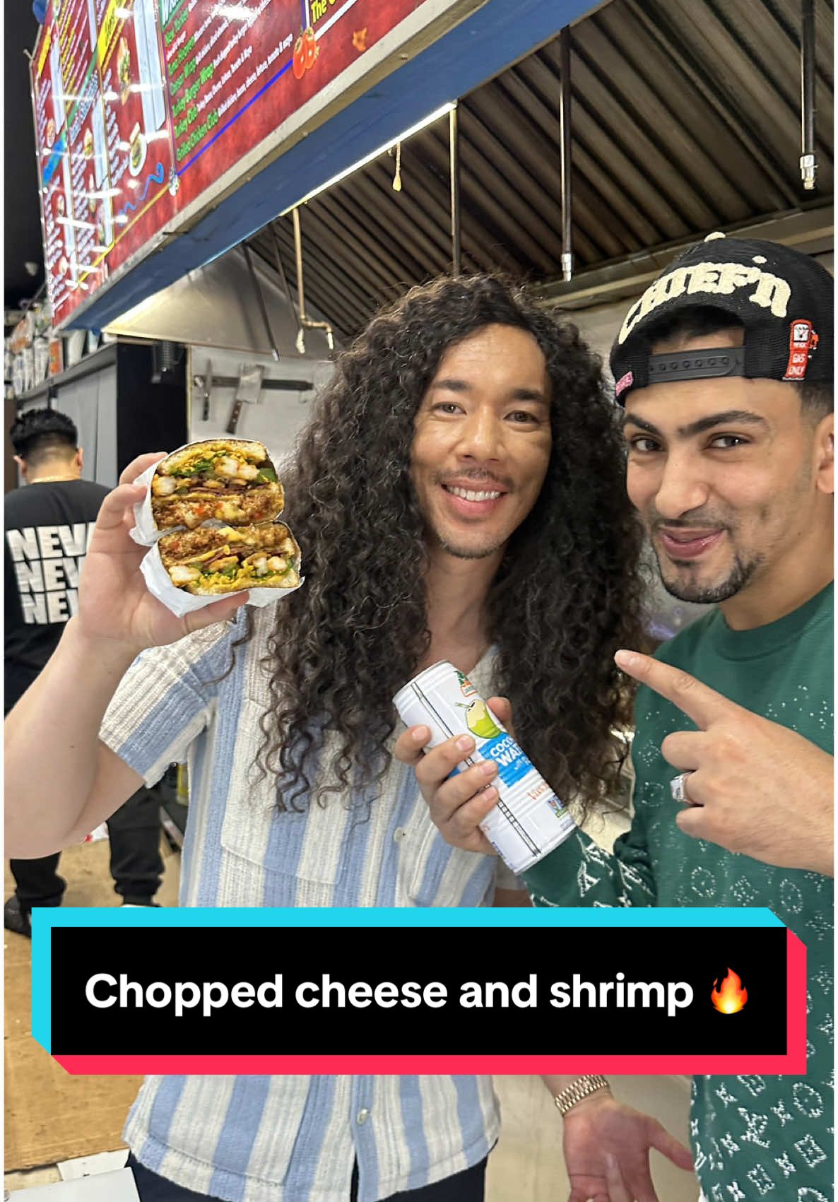A post by @rah_money1 on TikTok caption: Chopped cheese with shrimp THE OCKY WAY 🔥‼️ @Cole Walliser #theockyway #ockyway #generalock #nevanevaneva 
