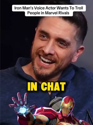 A post by @jimjcummings on TikTok caption: Iron Man’s Voice Actor Wants To Troll People in Marvel Rivals  @Josh Keaton (SpacePadre)  #ironman #marvelrivals #podcast #jimcummings 