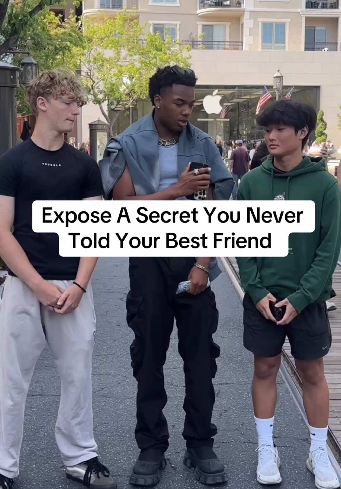A post by @kingcarlx on TikTok caption: I wasn’t expecting that to come out #secret #fyp #tiktokpartner #Bestfriend #gonewrong 