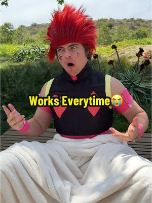 A post by @theanimemen on TikTok caption: Works everytime😭 #anime #hunterxhunter #sololeveling 
