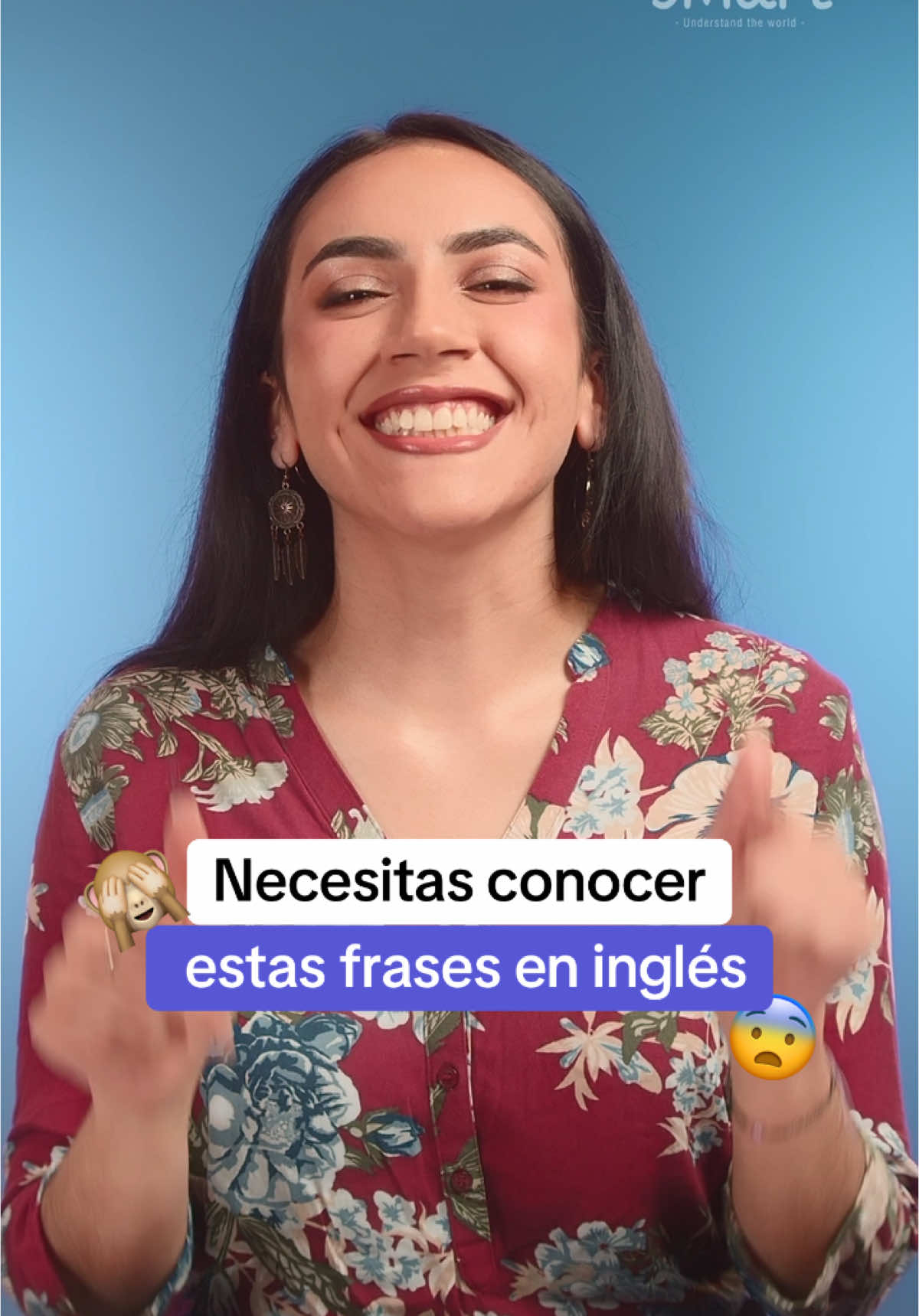 A post by @smart_academia on TikTok caption: Necesitas conocer estas frases en inglés 🙈😨 #PiensaSmart #aprendecontiktok #educacion #aprende #aprendeentiktok #idiomasdiferentes #inglesparatodos #englishvocabulary  