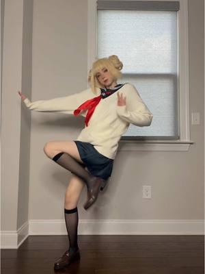 A post by @duckie_cos on TikTok caption: #toga #cosplay #mha #myheroacademia #bnha 