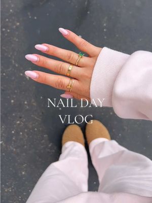 A post by @elainamich on TikTok caption: Come with me to my nail appt 🤍🌷🦢🌸💅🏼 with original sound for my asmr lovers frenchie almond nails ftw #nail #nails #nailinspo #inspo #clean #dailyvlog #DayInMyLife #asmrvideo #minivlog #cozy #asmrsounds #girlythings #vlogs 