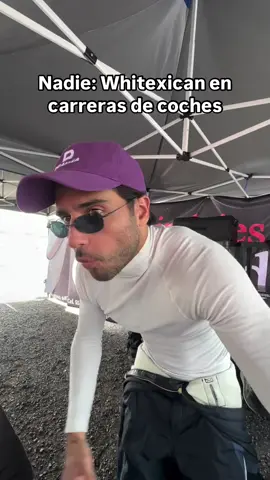 A post by @esteban_said on TikTok caption: Ayer paso Steve a darse unas vueltas al autódromo! 🤣🤧 #comedia #parodia #whitexican