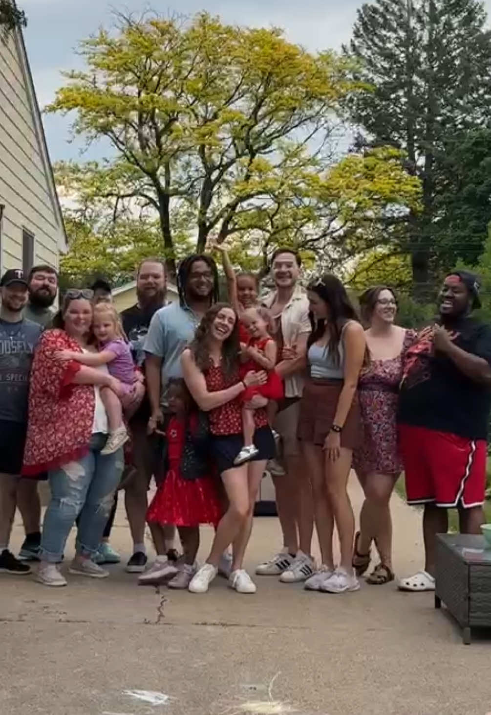 A post by @nurdrocks on TikTok caption: DNA is inherited  Family are the ones who choose you  💕 #family #familyphotos #blendedfamily #interraciallove #foundfamily #friendshipgoals @Laura Ann @sarah.g.allen @Tuvok @Mike Tober @Josh Pratt @Mattea Pratt @Dan B @mayagitch 