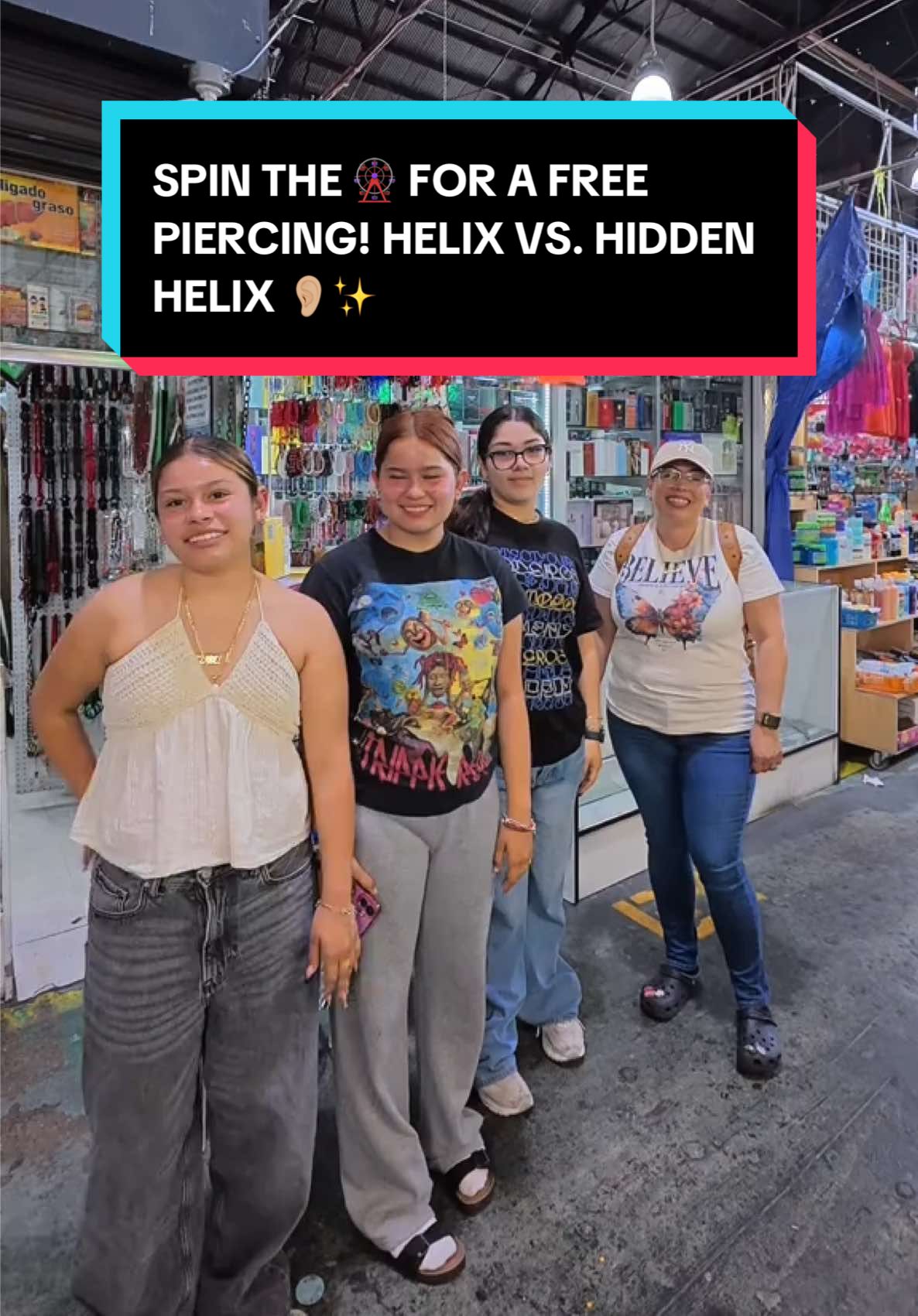 A post by @axtrig on TikTok caption: (TRIGGER ⚠️) HELIX VS. HIDDEN HELIX.. STARTED PIERCING 11 AM TO 7 PM NON STOP!! THANK YOU TO EVERYONE WHO CAME THRU N THANK YOU TO GOD FOR ALL THE AMAZING CLIENTS 🙏🏼🤗 #fyp #foryoupage #foryou #piercingtok #piercingsoftiktok #foryourpage #freepiercings #axtrig 