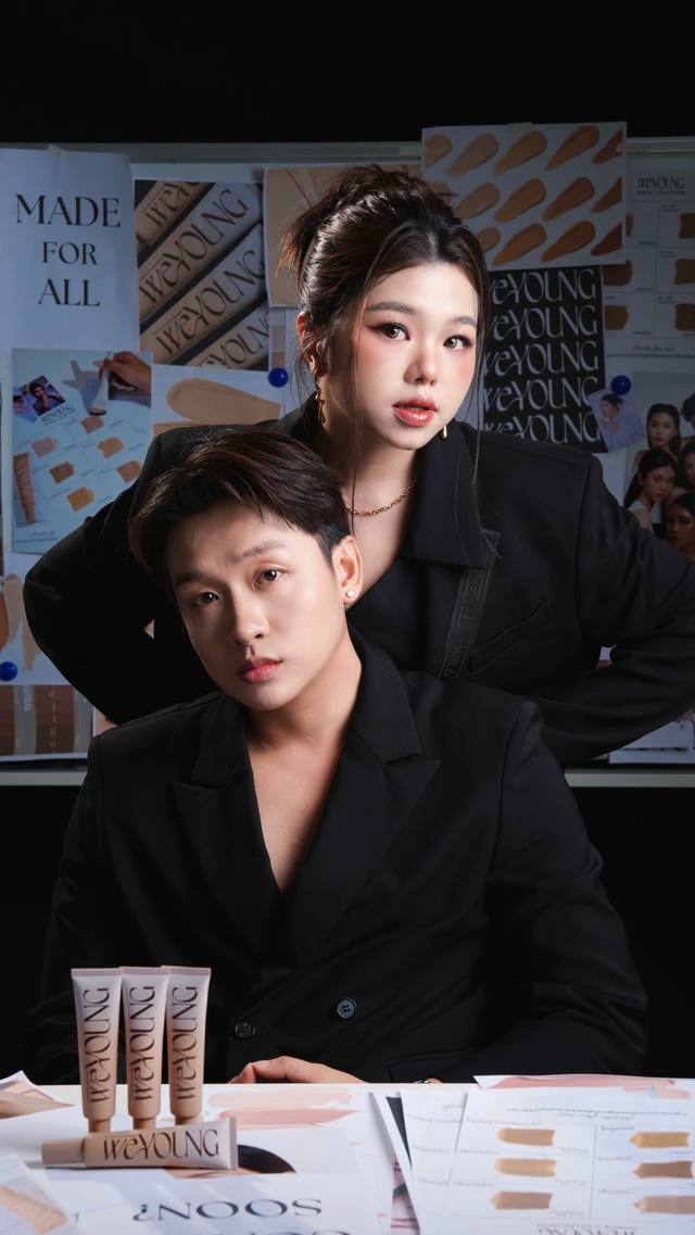 A post by @sreynea_nea on TikTok caption: Weyoung 4 new shades #weyoung #sreynea #sreyneanea #weyoungcambodia #salnea 