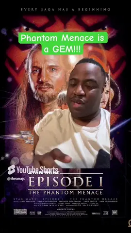A post by @iheanaju on TikTok caption: Phantom menace might be top 3 Star Wars movies #starwars #jedi 
