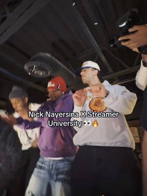 A post by @nayersinashorts on TikTok caption: Nick Hosts Craziest Frat Party Ever At Streamer University 👀🔥| IG&YT: Nick Nayersina| #nicknayersina #streameruniversity #kaicenat 