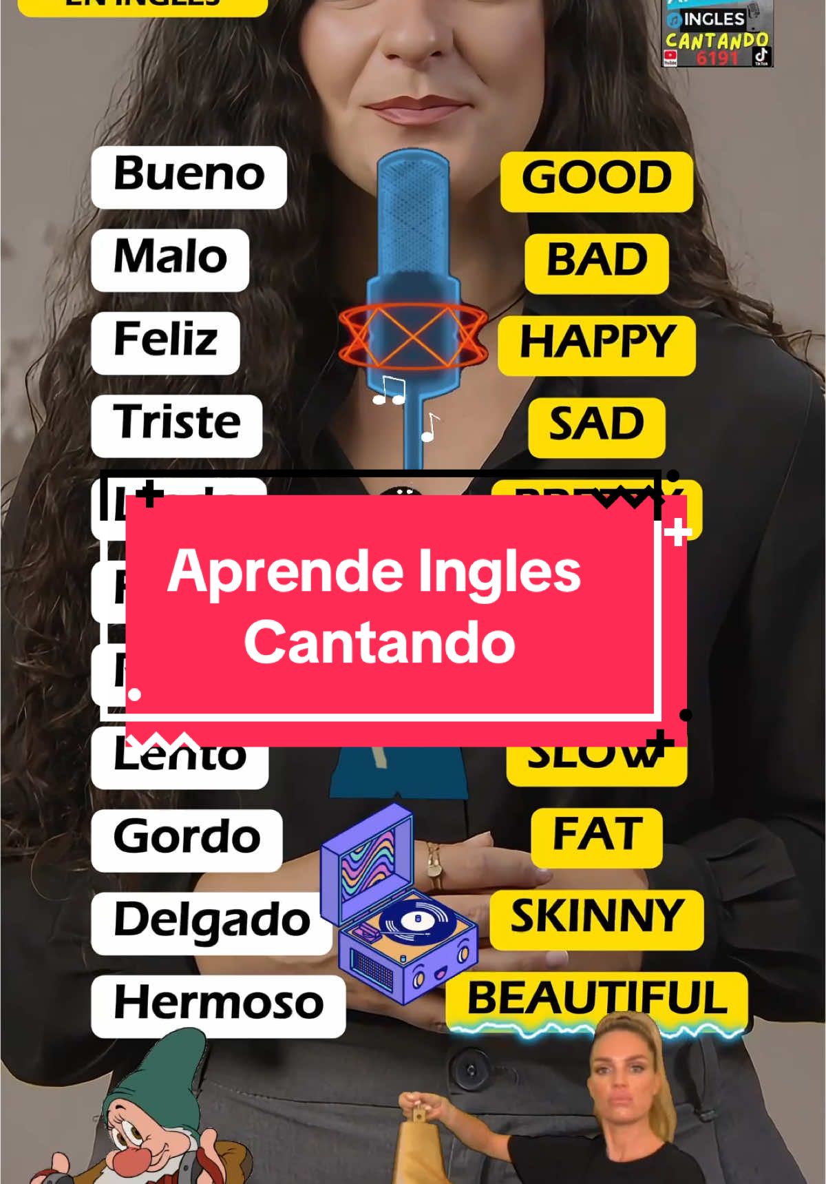 A post by @aprendoinglescantando on TikTok caption: Aprende Inglés Cantando #aprendeinglescantando 