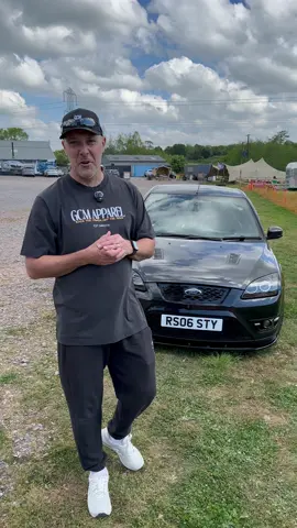 A post by @georgescarmedia on TikTok caption: Police Officer try’s to roast my modified 6000bhp Focus ST! #police #carscene #modifiedcars #focusst #roadsafety #carmodifications #roast #thelaw #illegalmods #legalmods 