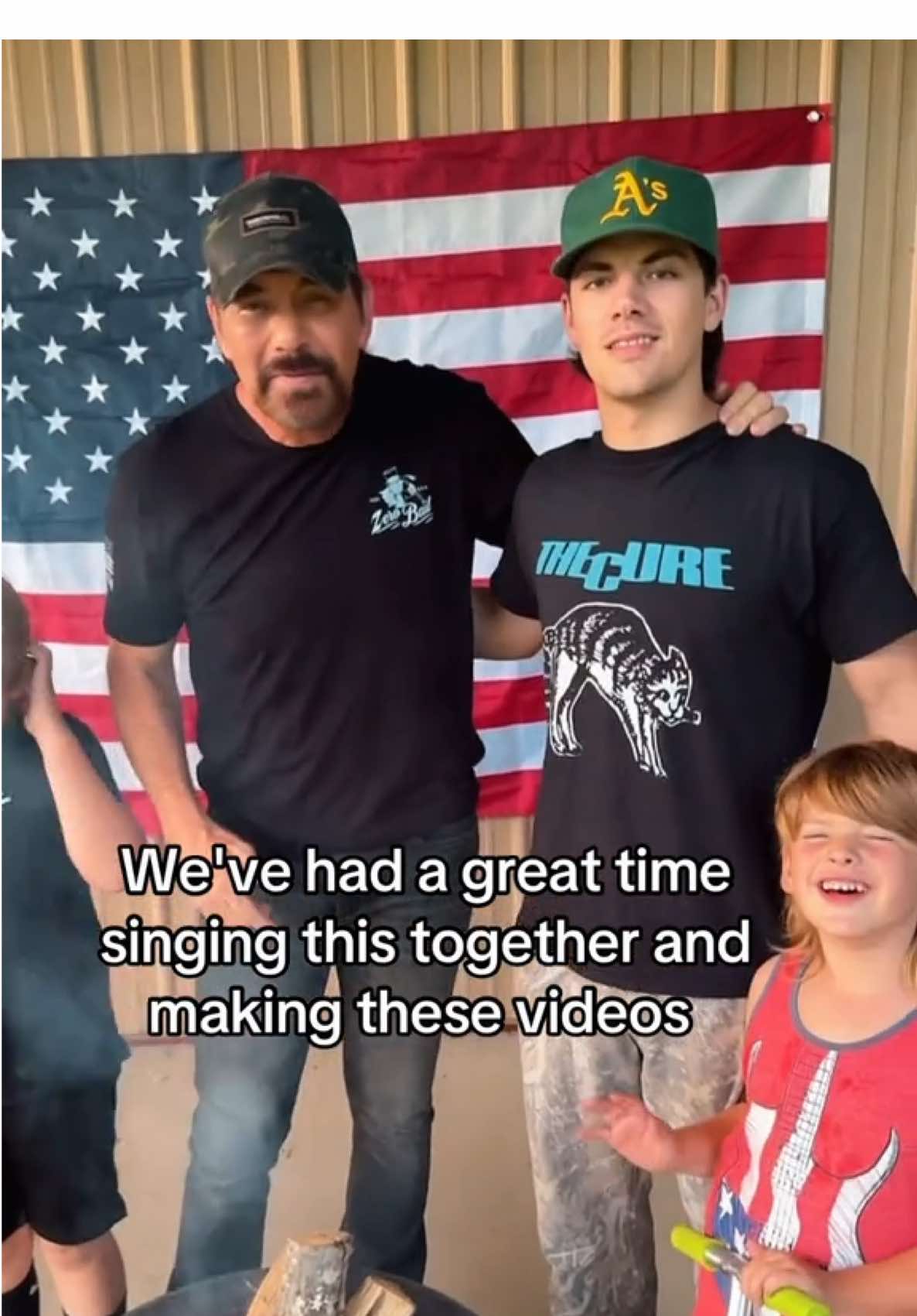 A post by @rodneyatkinsmusic on TikTok caption: Behind the scenes of Watching You 2.0 — out now! Grateful for every stream, save, and share. Y’all are making this moment so special! #CountryMusic #BehindTheScenes #WatchingYou #RodneyAtkins #FatherSon #NewMusic #CountryTok 