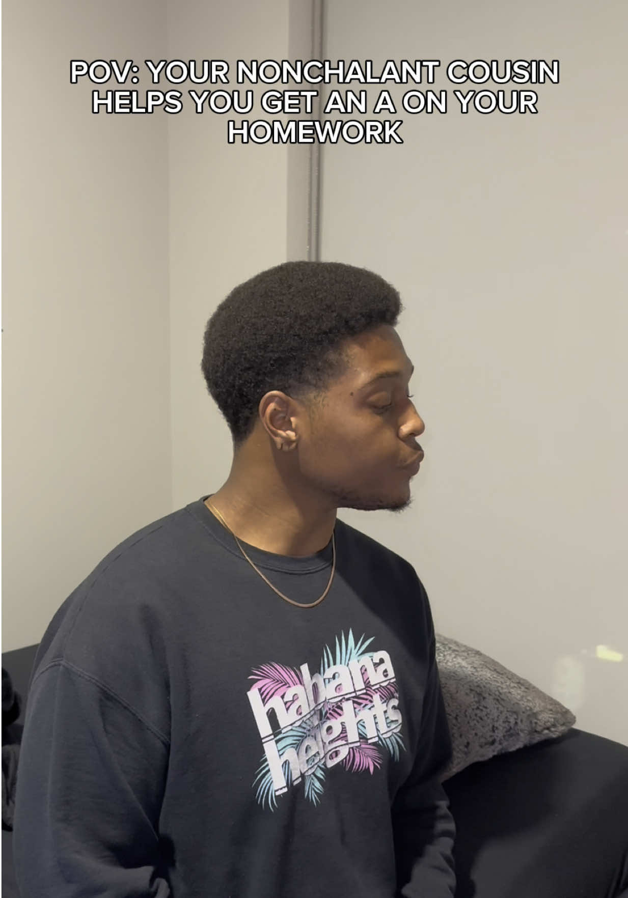 A post by @ on TikTok caption: Kevin just wants his phone back #questionai #studywithquestionai #backtoschool