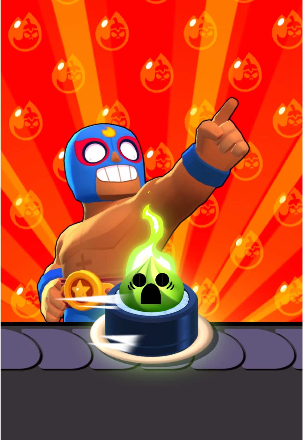 A post by @brawlstars on TikTok caption: Wasabi pooowwwaaa 🔥 Last chance to get Sushi Rolls and complete the #BattleforKatanaKingdom Skin collection as the event ends on May 29 at 8:00 UTC!