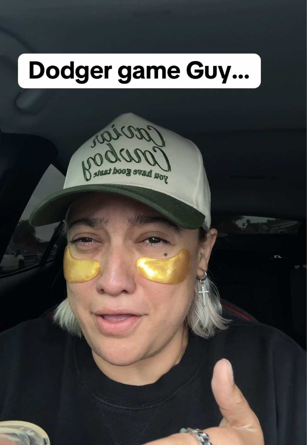 A post by @yourfavinvestigator on TikTok caption: Dodger game slime bucket….  Food always and selfcare  #fyp #privateinvestigator 