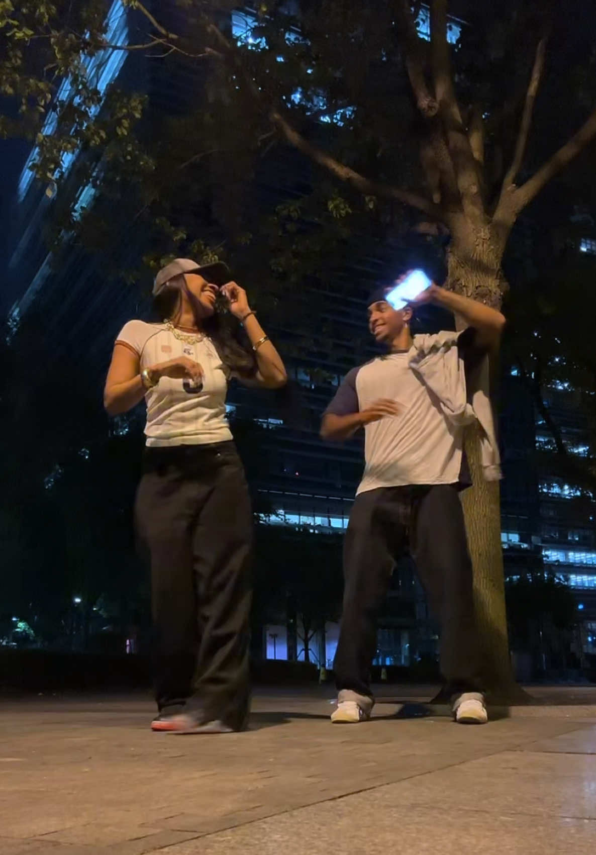 A post by @_latricekabamba on TikTok caption: Muscle memory check w/ @Jean-Victor 👎🏾
