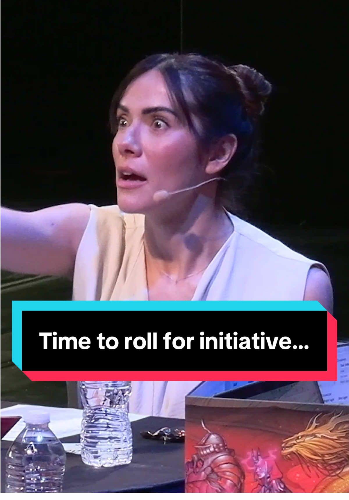 A post by @dnd on TikTok caption: Time to roll for initiative! 🎲 #DnD #dndtiktok #dndtok #dungeonsanddragons #dndlive #bg3 #baldursgate3 #astarion #wyll #karlach #laezel #aabriaiyengar #mcchicago
