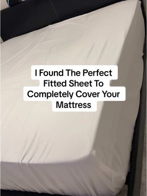A post by @kassieemariee on TikTok caption: I Found The Perfect Fitted Sheet To Completely Cover Your Mattress…#homedecor #decor #bedding #fitted #homedecor #tiktokshop #viral 