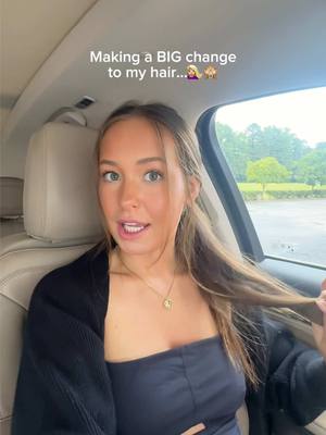 A post by @taylorrandsoph on TikTok caption: Welp… WHAT DO YOU THINK?!🙈 #taylorandsoph #hair #hairday #extensions#onsaction #mom #wife thank you thank you thank you @Grace Lucille !!!