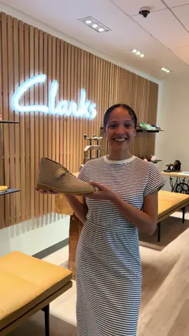 A post by @clarks on TikTok caption: Serving shoes and a bit of cheekiness since 1825 ♥️ #clarks #fyp 