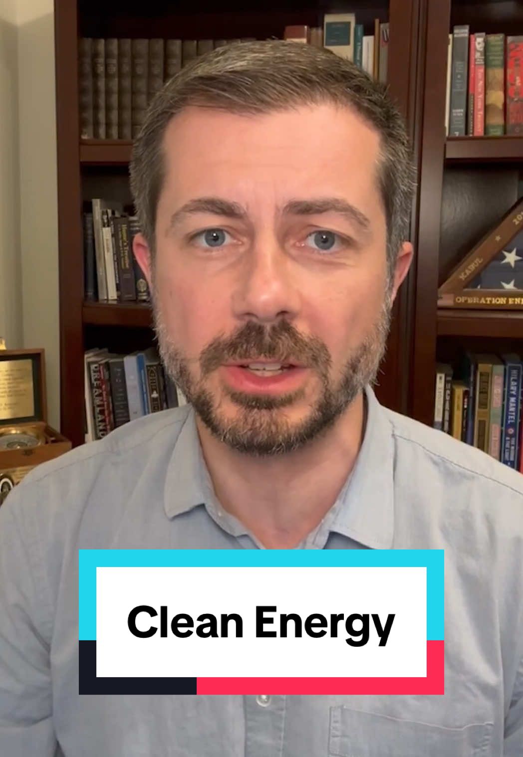 A post by @petebuttigieg on TikTok caption: Replying to @Keith Edwards 