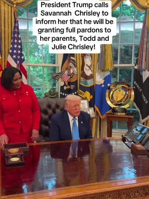A post by @teamtrump on TikTok caption: Incredible news for the Chrisley family!! #maga #fyp #chrisley