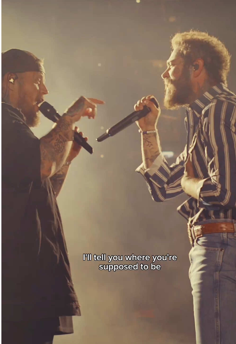 A post by @postmalone on TikTok caption: the world needs more @Jelly Rolls 💙 love you bubba