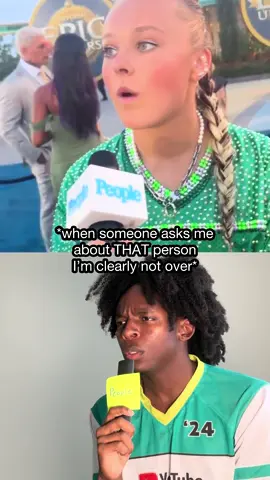 A post by @theonlycb3 on TikTok caption: I’m 😀 happier 😀 than 😀 ever 😀 right 😀 now😀  #JoJoSiwa 