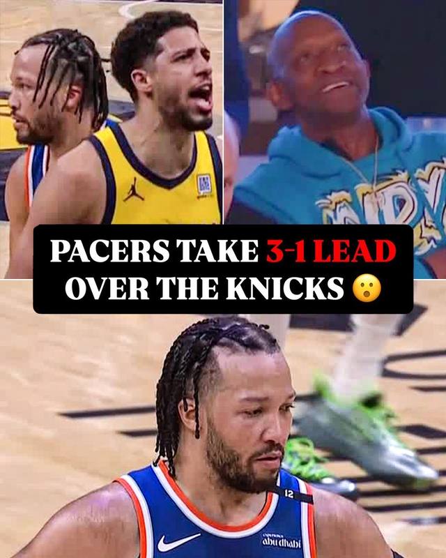 A post by @espn on TikTok caption: #PACERS TAKE A 3-1 LEAD IN THE ECF They head back to #MSG with a chance to advance to their first #NBAFinals since 2000! #NBAonESPN #NBAplayoffs #IndianaPacers 