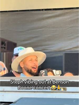 A post by @houseofhighlights on TikTok caption: Steph in his element 😭🙌 (@Portsha Lopez) #stephcurry #steph #bensonboone #concert 