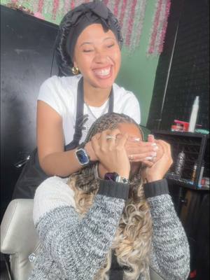 A post by @destineeshair on TikTok caption: the most versatile style yet 🤣 @BeatsByDeb #detroitstylist #detroitbraider #detroithair #hair #hairstyles #hairtransformation #hairgoals #bundles #hairstyling #braidstyles #braiders #braidedhairstyles #westland #braidsmichigan #wig#wiginstall #michiganbraider #michigan #explorepage #explore #detroit #detroitbraider #dearborn #wigoligist #blackbraider #locstyles 