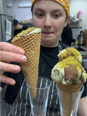 A post by @cnuryagdy_ on TikTok caption: Фисташковое мороженое🍦#мороженое #icecream 