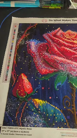 A post by @heatherscrafthaven on TikTok caption: It's finished!!!  @DiamondArtClub 