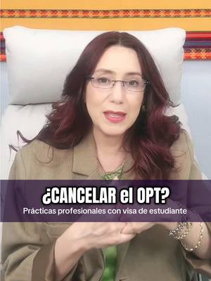 A post by @inmigrandoconkathia on TikTok caption: #visadeestudiante #OPT #visa #pracricasprofesionales #USA #EEUU #inmigración #migrantes #estudiantes #noticias #foryou #parati #foryoupage #KQ #kathiaquiros #abogadakathia #inmigrandoconkathia 