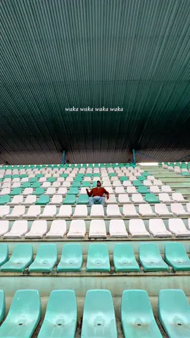 A post by @neeeejaa on TikTok caption: Today I sing alone… soon, this stadium will echo with voices singing it back to me. 🎤🔥 