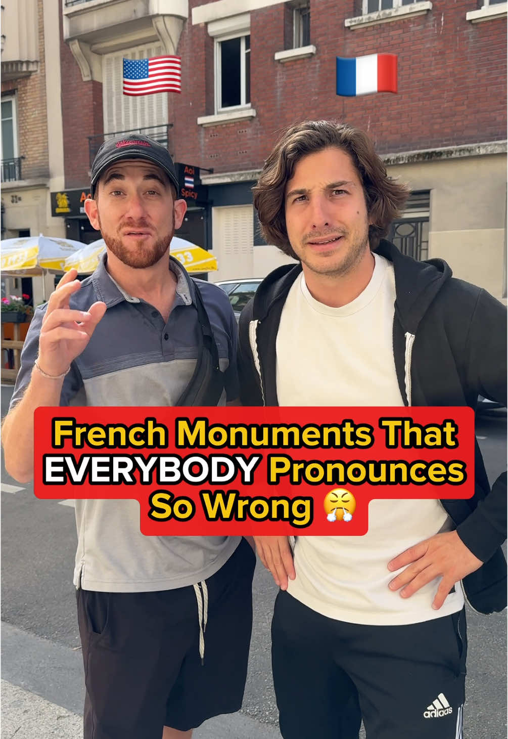 A post by @atfrenchies on TikTok caption: Can YOU say these right? 👀 #France #Paris 