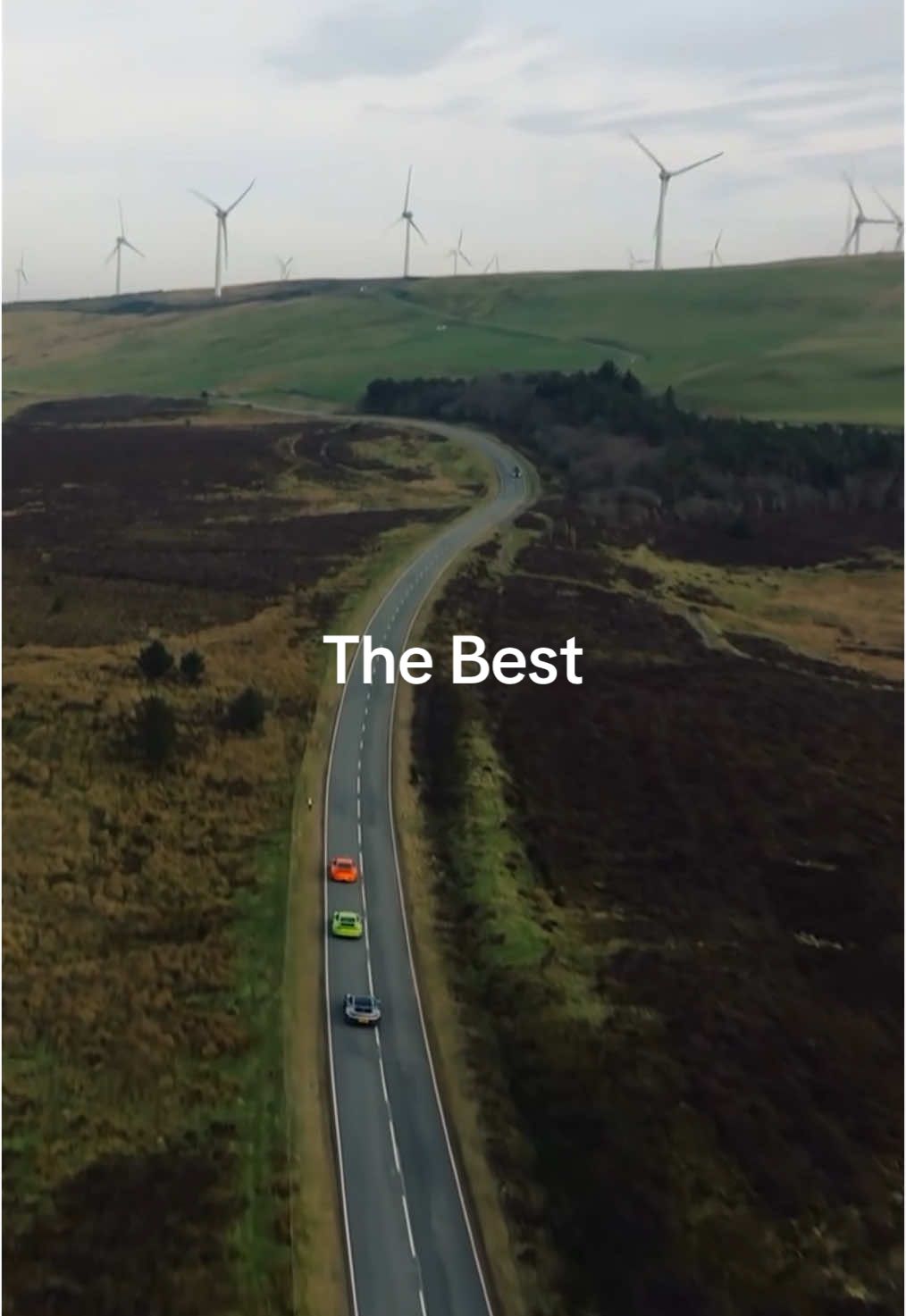 A post by @porsche on TikTok caption: This is what you call a solid lineup. 🤝 📼@thesupercardriver 