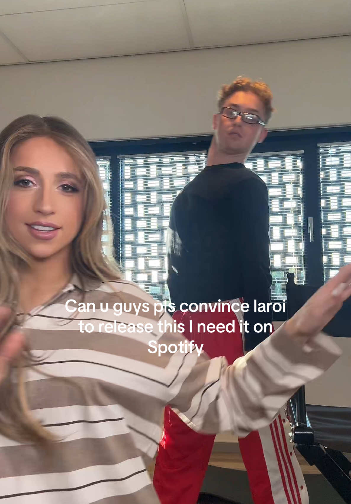 A post by @thekidlaroi on TikTok caption: He’s not listening to me