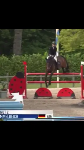 A post by @naomi.himmelreich on TikTok caption: Kannut placed 2nd in the 1.40m 🥈❤️