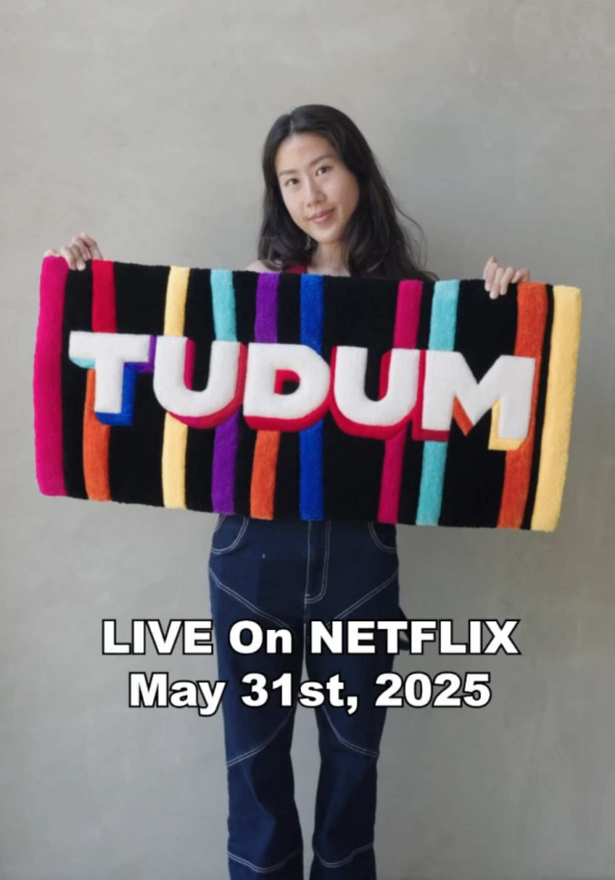 A post by @simjiofficial on TikTok caption: Replying to @netflix Can’t wait to see Squid Game reveal!!🫢Watch Tudum 2025 LIVE on @Netflix on May 31st! #NetflixPartner 