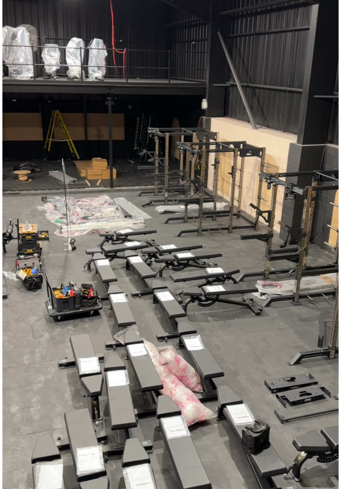 A post by @lisafiitt on TikTok caption: SO much hard work has gone into this to make it what it is becoming. Seeing our vision come to life is incredible and a pinch me moment! 🥹 @KultureTrainingClub #gym #fyp  #gymtok 