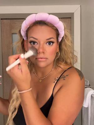 A post by @sammiefoo1 on TikTok caption: GRWM for our anniversary dinner ! 10 years of loving you ! #grwm #makeup #momof3 #momover30 