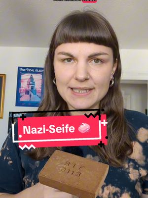 A post by @keine.erinnerungskultur on TikTok caption: Die Nazis haben so viele grausame Sachen gemacht - Seife aus KZ-Häftlingen gehört nicht dazu. 