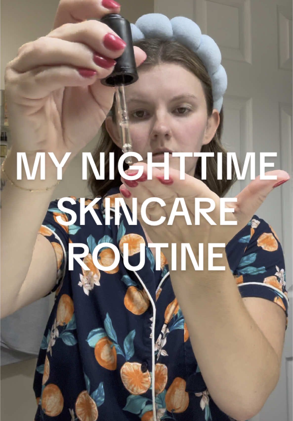 A post by @foxxvbaby on TikTok caption: my nighttime skincare routine is simple but i have to do this every night 🙏🏼 i switch up serums & add in a spot treatment as needed 🍊 @LaRochePosayUS @Kiehl's Since 1851 @CeraVe #momsoftiktok #momofone #SkinCare #skincareroutine #simpleskincare #ohiomom #momsunder30 