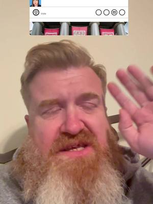 A post by @jolly_good_ginger on TikTok caption: Showing my solidarity with MAGA’s Harvard protest. 