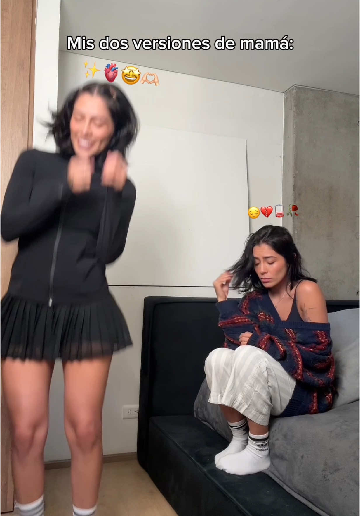 A post by @alebananaa on TikTok caption: Asi se ven mis dos versiones de mamá 🥹✨ @garniercolombia 🌱 #publicidad #garnierantiimperfecciones #Antiimperfecciones #Garnierskincare #Garnier
