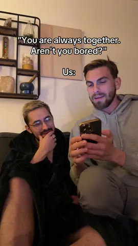 A post by @whenericmetseb on TikTok caption: Normalize keeping your boyfriend on his toes 😂🫶🏻 @Sebastian 🦀 @Eric Flick 🤴🏻 #fyp #couples #boyfriend #couplecomedy #lgbt🌈 #lgbt🏳️‍🌈 
