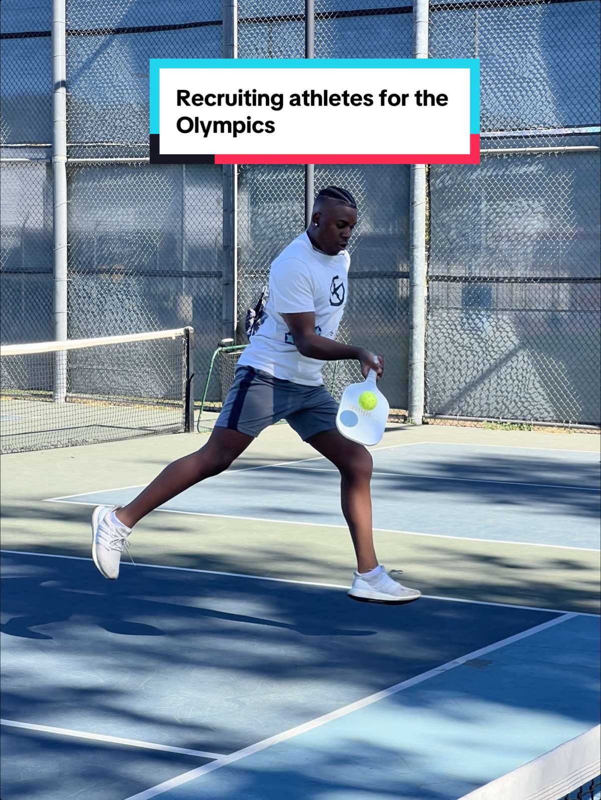 A post by @iamjonathanpeter on TikTok caption: first and last day recruiting athletes..