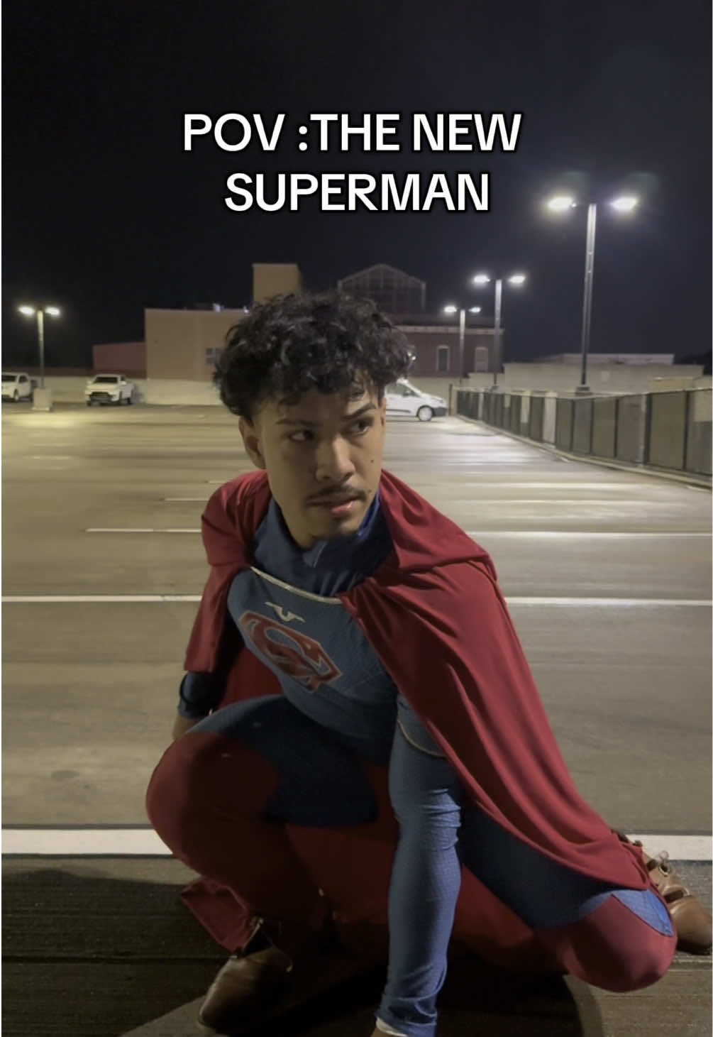 A post by @parchaking7 on TikTok caption: IF FEFO WAS THE NEW SUPERMAN #foryoupage #explorepage #superman #trending #dc #henrycavill #skit (everything fake TikTok)